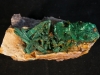 malachite pseudomorphs on azurite morocco.JPG